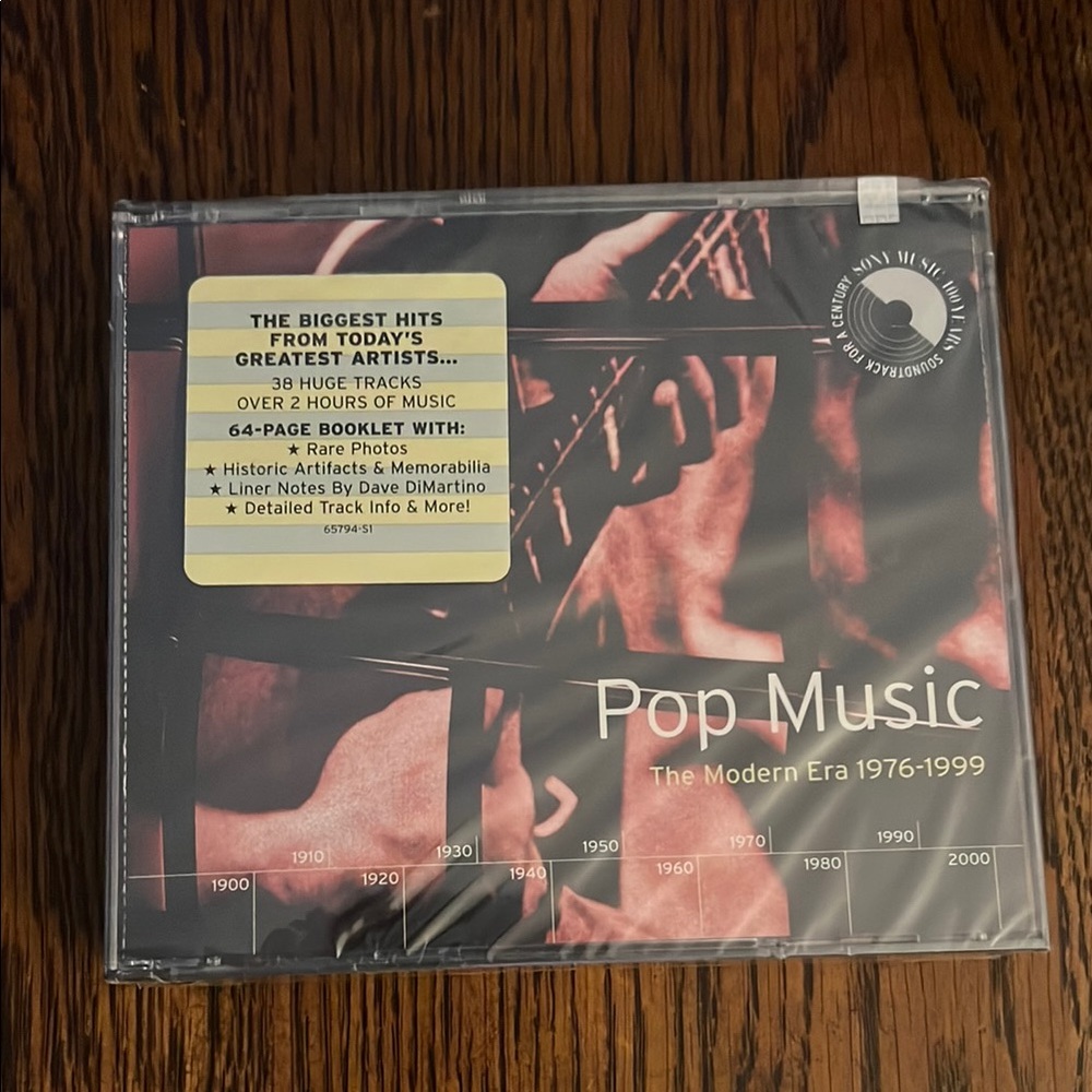 New Pop Music CD Collection 1976-1999 never opened